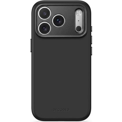 Decoded AntiMicrobial iPhone 18 Pro Max Siliconen MagSafe Hoesje Backcover - Zwart