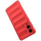Mobigear Bumpy Samsung Galaxy S25 Edge Hoesje Flexibel TPU Backcover - Grijs