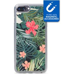 My Style Magneta iPhone 8 Plus Hoesje Flexibel TPU Backcover - Black Jungle