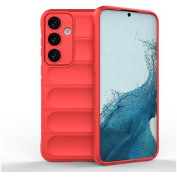 Mobigear Bumpy Samsung Galaxy S24 Plus Hoesje Flexibel TPU Backcover - Rood