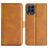 Mobigear Slim Magnet Samsung Galaxy M53 Hoesje Bookcase Portemonnee - Cognac