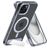 Mobiparts Hardcover Doorzichtig iPhone 14 MagSafe Hoesje Hardcase Backcover met Standaard - Transparant