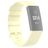 Mobigear Cross Siliconen Fitbit Charge 4 Bandje Gespsluiting - Geel