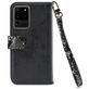 Mobilize Gelly Zipper Samsung Galaxy S20 Ultra Hoesje Uitneembare 2in1 Clutch - Zwart