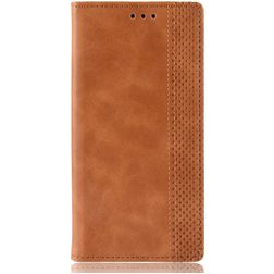 Mobigear Sensation LG V60 ThinQ Hoesje Bookcase Portemonnee - Cognac