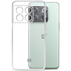 Mobilize Gelly Doorzichtig OnePlus 10T Hoesje Flexibel TPU Backcover - Transparant