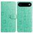 Mobigear Flowers iPhone Air Hoesje Bookcase Portemonnee - Groen