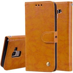 Mobigear Wallet Samsung Galaxy J6 (2018) Hoesje Bookcase Portemonnee - Cognac