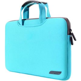Mobigear Neon Neopreen Laptop Aktetas 13 - 14 inch Laptoptas + Handvat - Turquoise Mobigear Neon Neopreen Laptop Aktetas 13 - 14 inch Laptoptas + Handvat - Turquoise