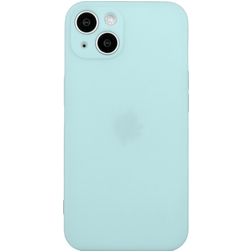 Mobigear Colors iPhone 15 Plus Hoesje Flexibel TPU Backcover - Turquoise