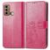 Mobigear Clover POCO X3 GT Hoesje Bookcase Portemonnee - Magenta