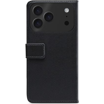 Mobilize Classic Gelly iPhone 17 Pro Max Hoesje Bookcase Portemonnee - Zwart
