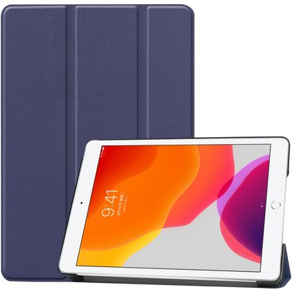 Mobigear Tri-Fold iPad 9 (2021) Hoes Bookcase - Donkerblauw