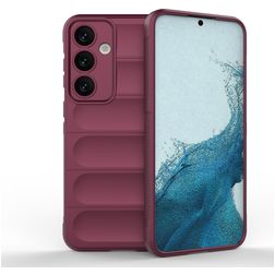 Mobigear Bumpy Samsung Galaxy S24 Plus Hoesje Flexibel TPU Backcover - Rood