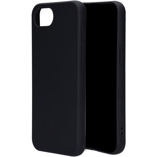 Mobiparts iPhone 16e Siliconen Hoesje Backcover - Zwart