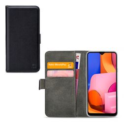 Mobilize Classic Gelly Wallet Samsung Galaxy A20s Hoesje Bookcase Portemonnee - Zwart