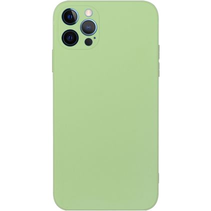 Mobigear Colors iPhone 15 Pro Max Hoesje Flexibel TPU Backcover - Groen