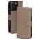 Mobiparts iPhone 16 Pro MagSafe Hoesje Echt Leer Uitneembare 2in1 Bookcase Portemonnee - Taupe