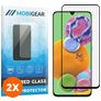 Mobigear Premium Samsung Galaxy A90 Glazen Screenprotector - Case Friendly - Zwart (2-Pack)