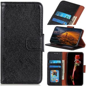 Mobigear Classy Motorola Moto E22i Hoesje Bookcase Portemonnee - Zwart