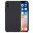 Mobigear Colors iPhone X Siliconen Hoesje Backcover - Grijs