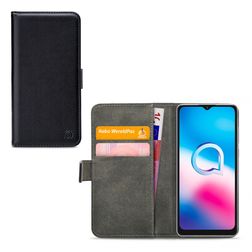 Mobilize Classic Gelly Wallet Alcatel 3X (2020) Hoesje Bookcase Portemonnee - Zwart