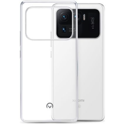 Mobilize Gelly Doorzichtig Xiaomi Mi 11 Ultra Hoesje Flexibel TPU Backcover - Transparant