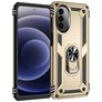 Mobigear Armor Ring Motorola Moto G52 Hoesje Hardcase Backcover Shockproof met Ringhouder - Goud