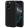 Mobiparts iPhone 16 Pro Siliconen Hoesje Backcover - Zwart