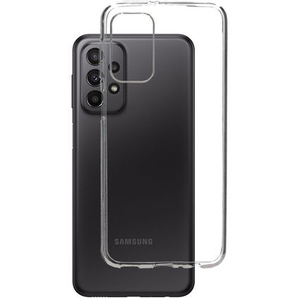 Mobiparts Classic Doorzichtig Samsung Galaxy A23 Hoesje Flexibel TPU Backcover - Transparant
