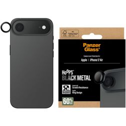 PanzerGlass Hoops iPhone Air Glazen Camera Lens Protector - Case Friendly - Zwart