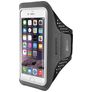 Mobiparts Comfort Fit Telefoonhouder Hardlopen iPhone SE (2020) Sport Hoesje Neopreen Sportarmband - Zwart