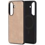 Mobiparts Classic Samsung Galaxy A57 MagSafe Hoesje TPU,Kunstleer Backcover - Moonstone Beige