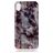 Mobigear Marble iPhone XS Hoesje Flexibel TPU Backcover - Grijs