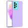 Mobigear Colors Samsung Galaxy A73 Hoesje Flexibel TPU Backcover - Paars