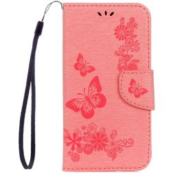 Mobigear Butterfly Samsung Galaxy S8 Hoesje Bookcase Portemonnee - Roze