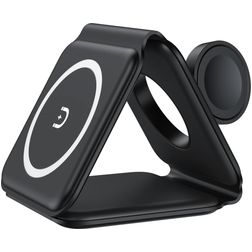 Valenta 3-in-1 Draadloze lader Qi Wireless 2.5W 2A - Zwart