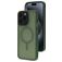 Mobiparts Hardcover iPhone 15 Pro Max MagSafe Hoesje Hardcase Backcover - Satin Green