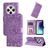 Mobigear Sunflower Xiaomi Redmi 14C Hoesje Bookcase Portemonnee - Paars