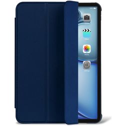 Decoded Textured Slim iPad Air 4 (2020) Hoes Flexibel Siliconen Bookcase - Navy Peony