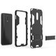 Mobigear Armor Stand OnePlus 6T Hoesje Hardcase Backcover Shockproof met Standaard - Zwart
