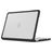 Mobigear Shockproof Pro MacBook Neo 13 Inch (2026) Hoes Hardshell Laptopcover MacBook Case - Transparant / Zwart - Model A3404