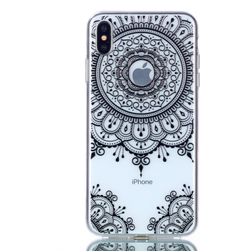 Mobigear Design iPhone XS Max Hoesje Flexibel TPU Backcover - Totem
