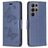 Mobigear Butterfly Samsung Galaxy S24 Ultra Hoesje Bookcase Portemonnee - Blauw
