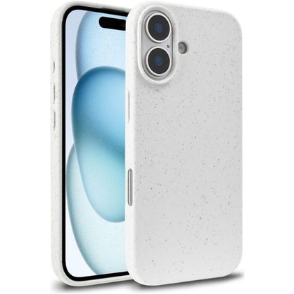 Mobigear Bio iPhone 18 Hoesje Eco Friendly Backcover - Wit
