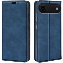 Mobigear Retro Slim iPhone Air Hoesje Bookcase Portemonnee - Donkerblauw