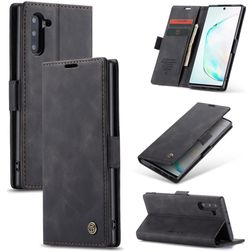 CaseMe 013 Samsung Galaxy Note 10 Hoesje Bookcase Portemonnee - Zwart