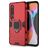 Mobigear Armor Ring Xiaomi Mi 10 Hoesje Hardcase Backcover Shockproof met Ringhouder - Rood