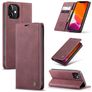 Caseme 013 iPhone 12 Pro Hoesje Bookcase Portemonnee - Rood