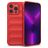 Mobigear Bumpy iPhone 14 Pro Max Hoesje Flexibel TPU Backcover - Rood